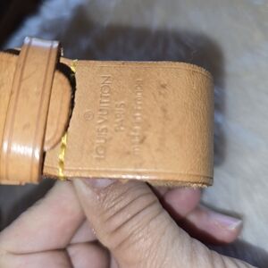 Louis Vuitton Tan Leather Keepall